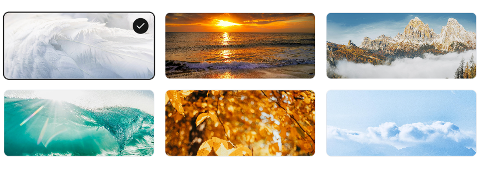 Choose background photo