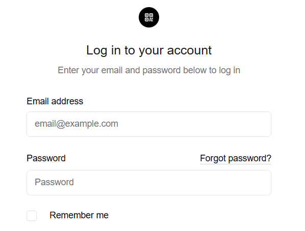 Log in or register